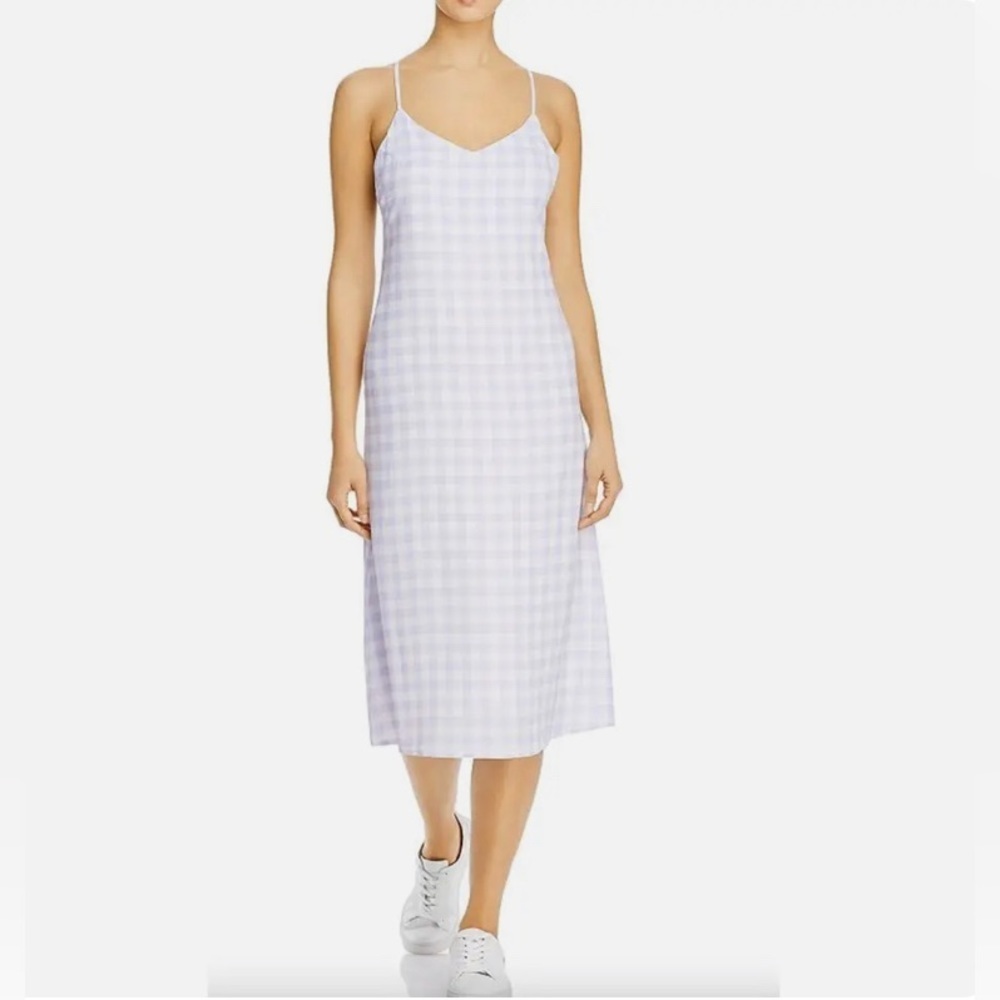 NWOT Charlie Holisay Bassk Slip Midi‎ Dress In Lilac, Size 2